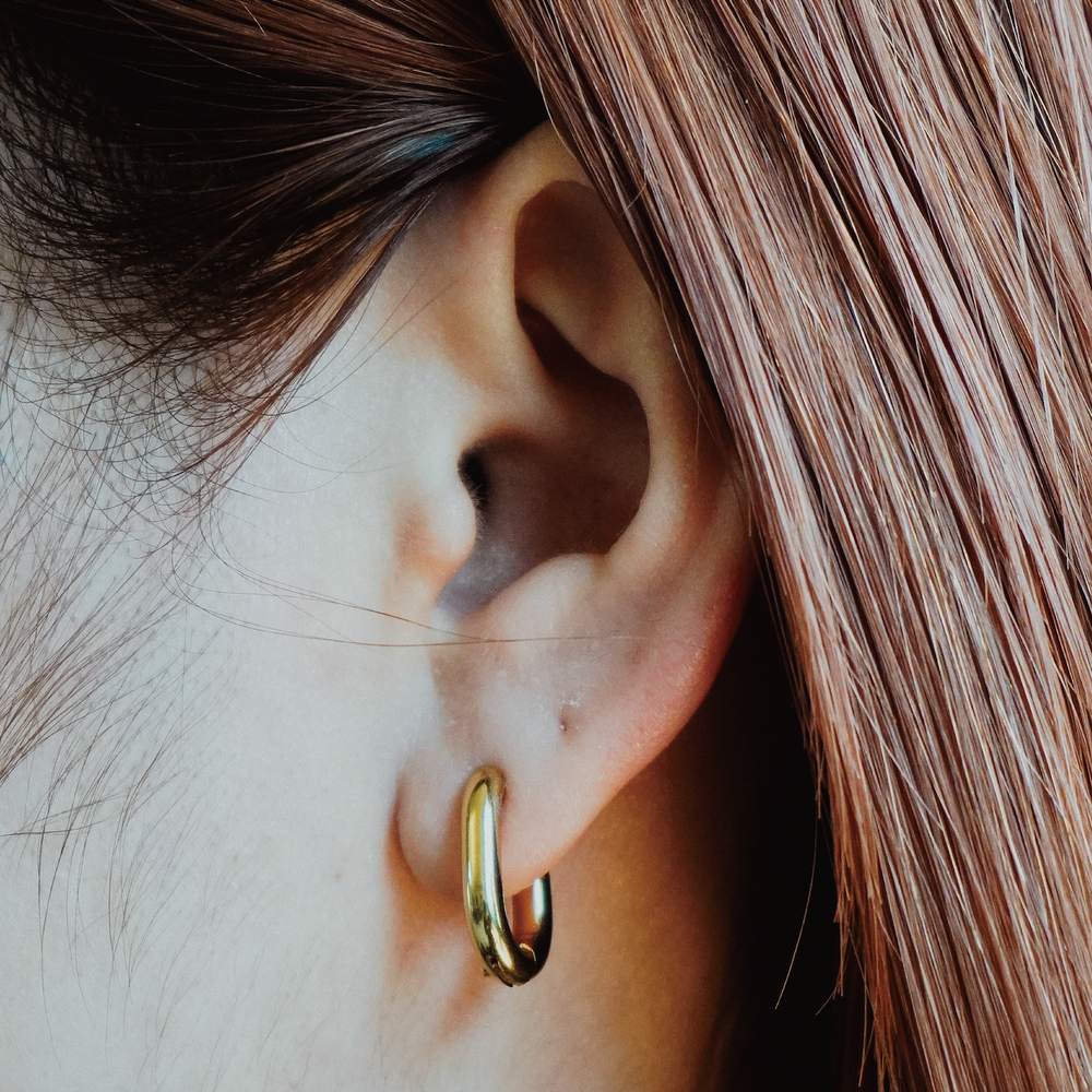 【CaitlynMinimalist】パヴェオーバルフープピアス MARIHA(マリハ) Innocent Light オーバル フープピアス S