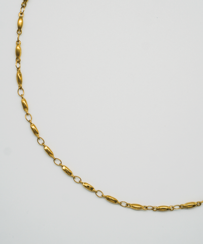 ビーンズチェーンネックレス